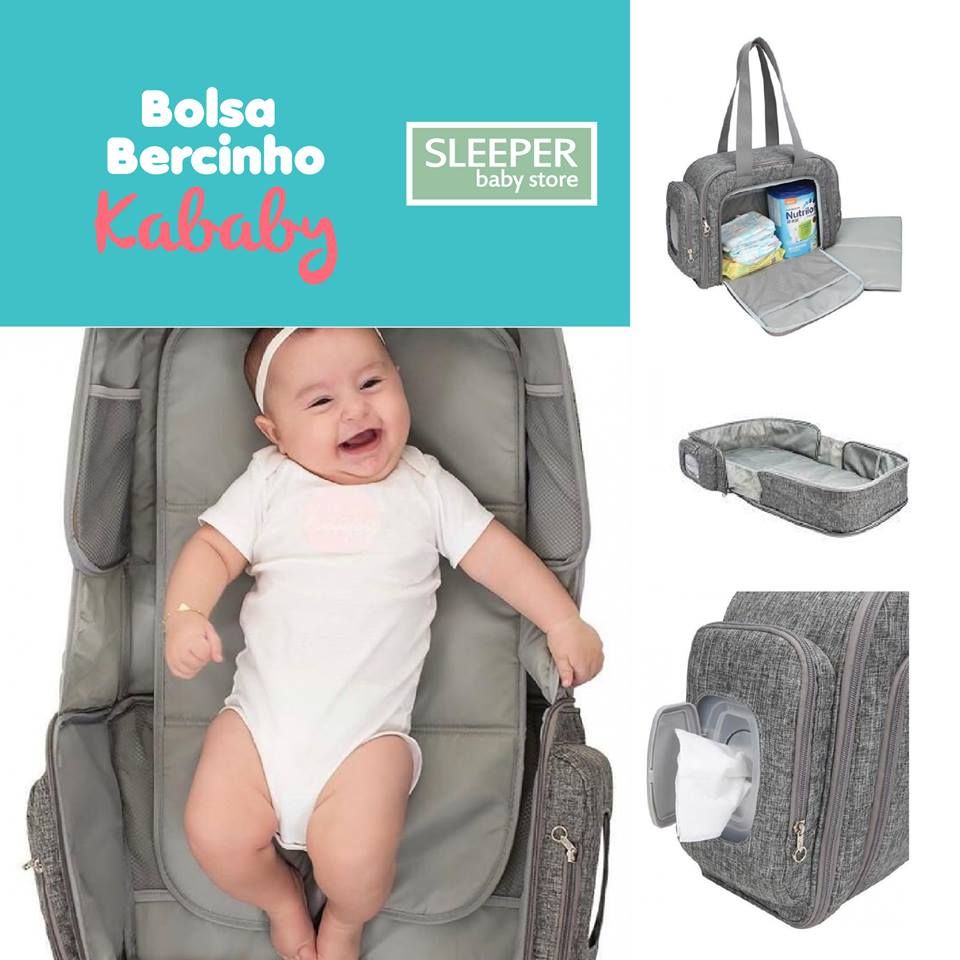 Bolsa Bercinho, Kababy, Cinza