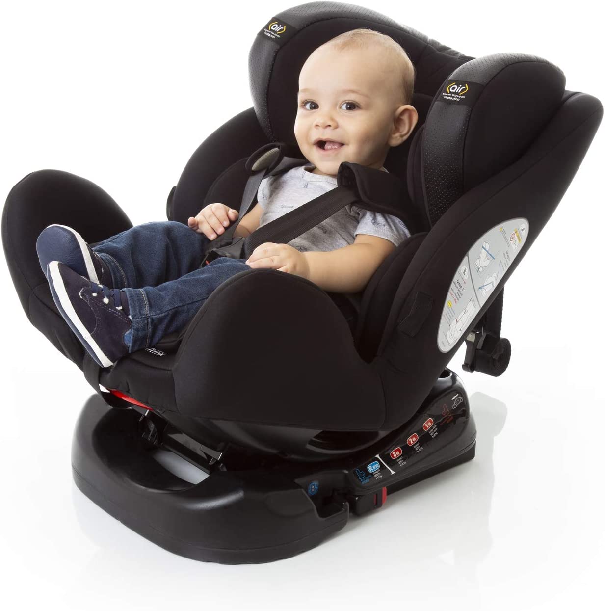 Cadeirinha Multifix 0 a 36kg com Isofix, Safety 1st, Black Urban