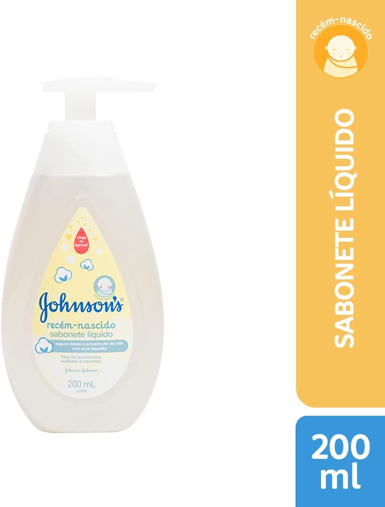 Johnson’s Baby Sabonete Líquido Recém Nascido,200ml