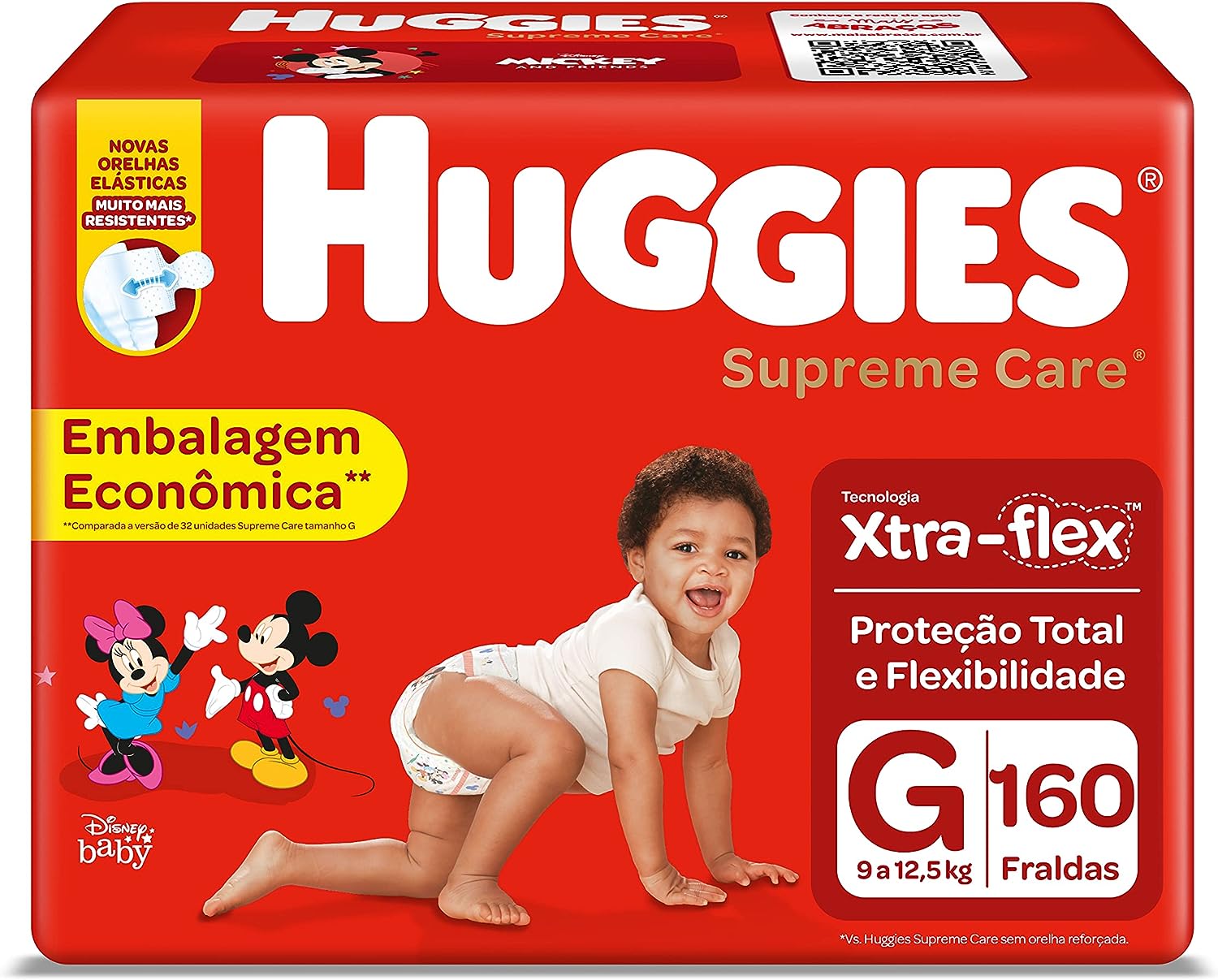 HUGGIES Fralda Supreme Care G – 160 fraldas