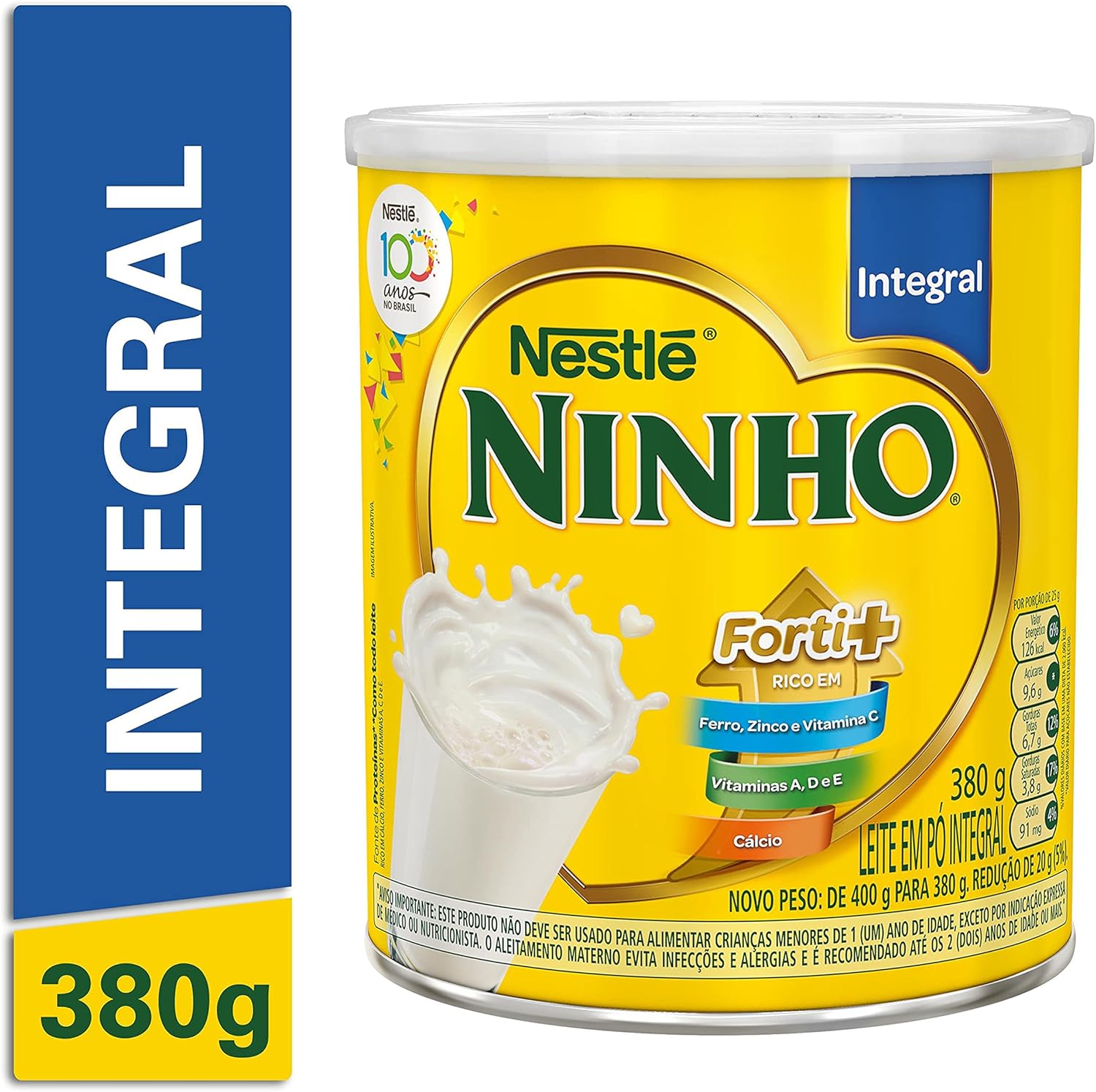 Ninho – Leite em Pó, Integral, 380g